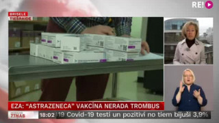 EZA: "AstraZeneca" vakcīna nerada trombus