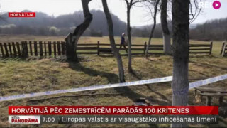 Horvātijā pēc zemestrīcēm parādās 100 kritenes
