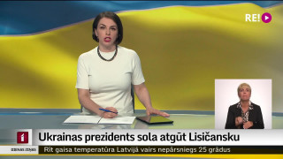 Ukrainas prezidents sola atgūt Lisičansku