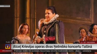 Atceļ Krievijas operas dīvas Ņetrebko koncertu Tallinā