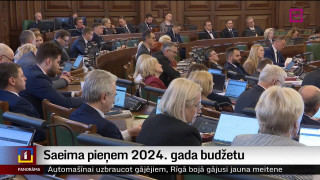Saeima pieņem 2024. gada budžetu