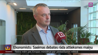 Ekonomists: Saeimas debates rāda attieksmes maiņu