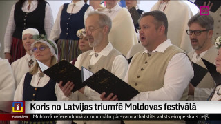 Koris no Latvijas triumfē Moldovas festivālā