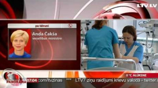 Telefonintervija ar veselības ministri Andu Čakšu