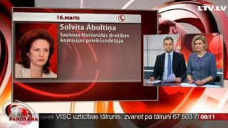 Telefonintervija ar Solvitu Āboltiņu