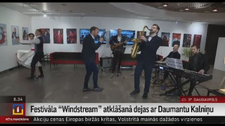 Festivāla "Windstream" atklāšanā dejas ar Daumantu Kalniņu