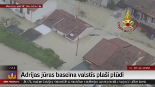 Adrijas jūras baseina valstīs plaši plūdi