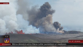 Islandē jauns vulkāna izvirdums