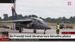 Arī Francijā trenē Ukrainas kara lidmašīnu pilotus