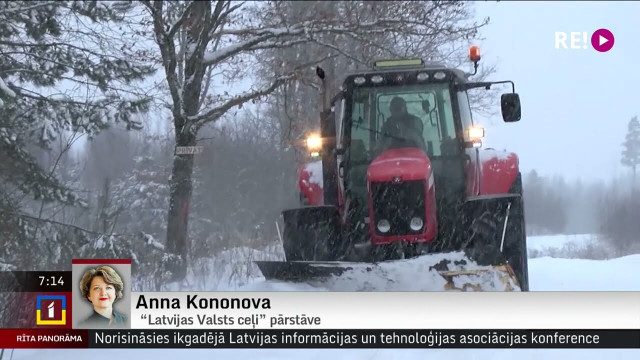 Telefonintervija ar «Latvijas Valts ceļu» pārstāvi Annu Kononov