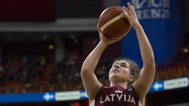 Eiropas čempionāta atlases spēle basketbolā sievietēm. Francija – Latvija. Tiešraide
