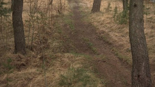 Nesankcionētā mototrase Ezerlūķu pilskalnā