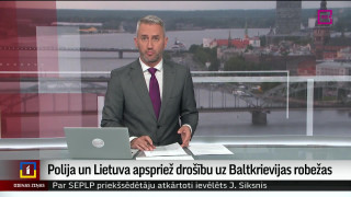 Polija un Lietuva apspriež drošību uz Baltkrievijas robežas