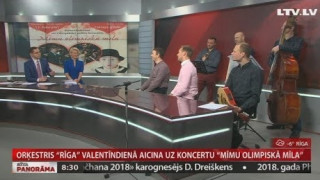 Orķestris "Rīga" Valentīndienā aicina uz koncertu "Mīmu olimpiskā mīla"