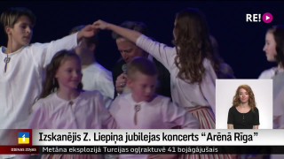 Izskanējis Z. Liepiņa jubilejas koncerts "Arēnā Rīga"