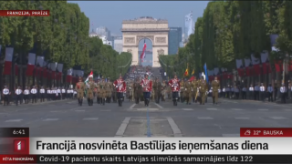 Francijā nosvinēta Bastīlijas ieņemšanas diena