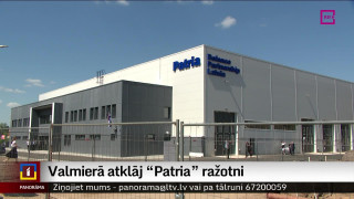 Valmierā atklāj "Patria" ražotni