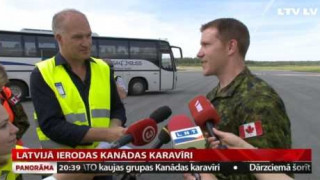 Latvijā ierodas Kanādas karavīri