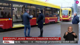 Daugavpilī jaunie tramvaji pagaidām nekursē