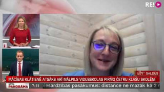 Zoom intervija ar Mālpils novada vidusskolas direktori Jeļenu Cauni