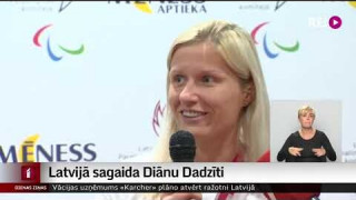 Latvijā sagaida Diānu Dadzīti