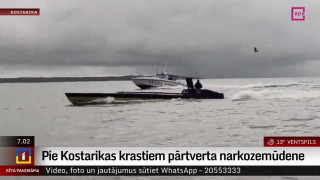 Pie Kostarikas krastiem pārtverta narkozemūdene