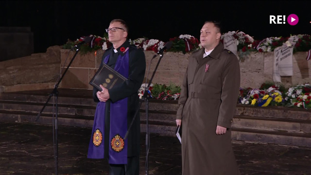 Kanādas bruņoto spēku kapelāna Roberta Leija uzruna Lāčplēša dienas piemiņas pasākumā Rīgas Brāļu kapos