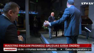 Maestro Paulam pasniedz Gruzijas Goda ordeni