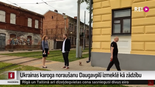 Ukrainas karoga noraušanu Daugavpilī izmeklē kā zādzību