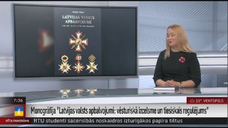 Monogrāfija "Latvijas valsts apbalvojumi: vēsturiskā izcelsme un tiesiskais regulējums"