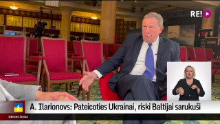 A. Ilarionovs: Pateicoties Ukrainai, riski Baltijai sarukuši