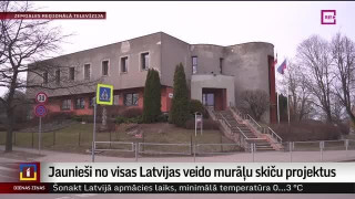 Jaunieši no visas Latvijas veido murāļu skiču projektus