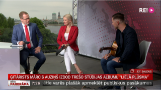 Ģitārists Mārcis Auziņš Izdod trešo studijas Albumu «Lielā plūsma»