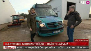 Elektriskie mikroautobusi – ražoti Latvijā