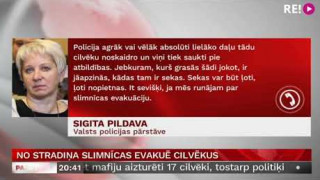 No Stradiņa slimnīcas evakuē cilvēkus