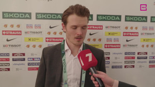 Pasaules hokeja čempionāta spēle Latvija - Kanāda. Intervija ar Rūdolfu Balceru pirms spēles