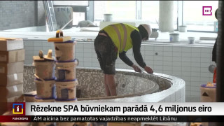 Rēzekne SPA būvniekam parādā 4,6 miljonus eiro