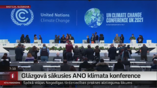Glāzgovā sākusies ANO klimata konference