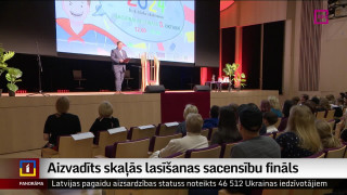 Aizvadīts skaļās lasīšanas sacensību fināls