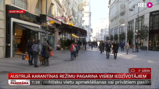 Austrijā karantīnas režīmu pagarina visiem iedzīvotājiem