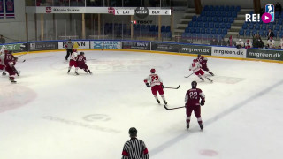 Latvija-Baltkrievija. Neieskaita Latvijas vārtus U-20 pasaules hokeja čempionāta spēlē
