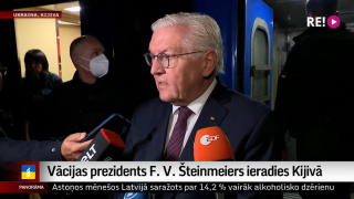 Vācijas prezidents F. V. Šteinmeiers ieradies Kijivā