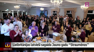 Lielbritānijas latvieši sagaida Jauno gadu "Straumēnos"