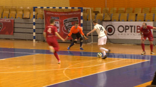 Latvijas virslīgas turnīra telpu futbolā. «Raba» – «Salaspils»