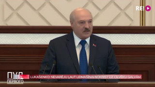 Lukašenko: nevarēju ļaut lidmašīnai nokrist uz cilvēku galvām