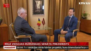 Rīgā viesojas Rumānijas Senāta prezidents