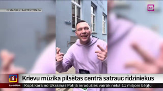 Krievu mūzika Rīgas centrā satrauc iedzīvotājus