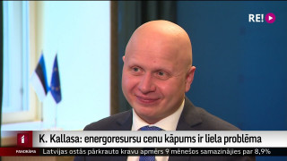 K. Kallasa: Energoresursu cenu kāpums ir liela problēma