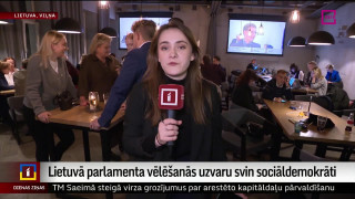 Lietuvā parlamenta vēlēšanās uzvaru svin sociāldemokrāti