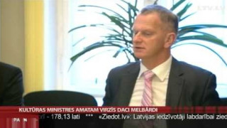 Kultūras ministres amatam virzīs Daci Melbārdi